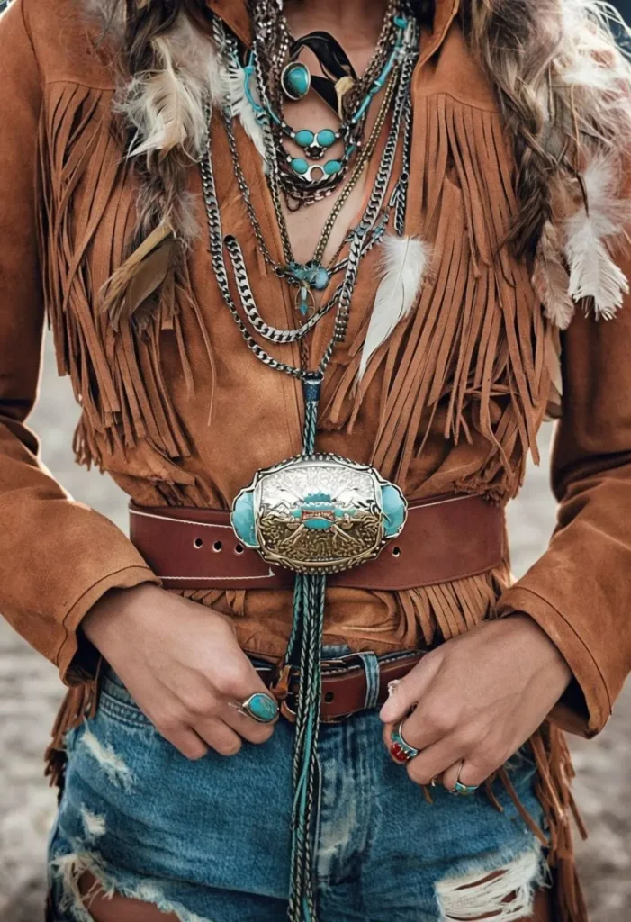 women outfits for the rodeo 15 15. Accessorize with Western Jewelry