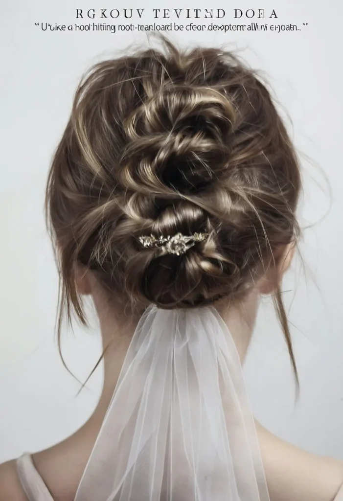 hairstyles for thin hair for wedding 7 7. Crown Teased Updo